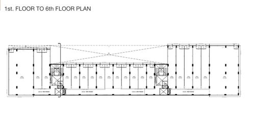  business-hub Business Hub Cluster Plan from 1st to 6th Floor