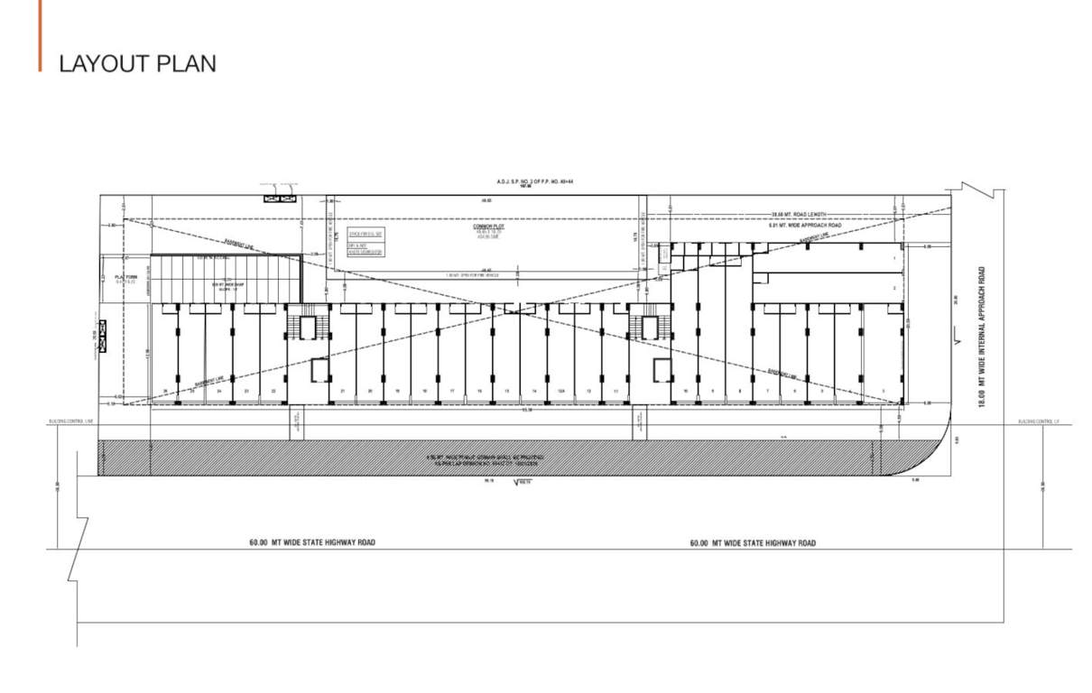  business hub Layout Plan