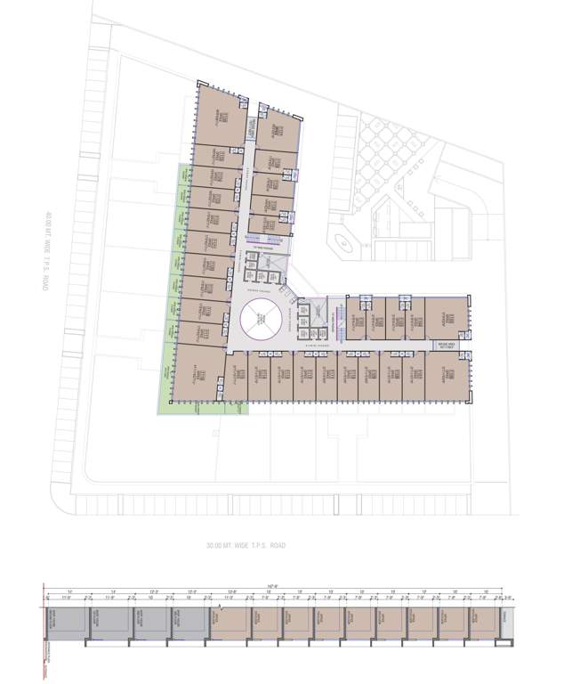  iconic shyamal Iconic Shyamal Cluster Plan For 11th Floor