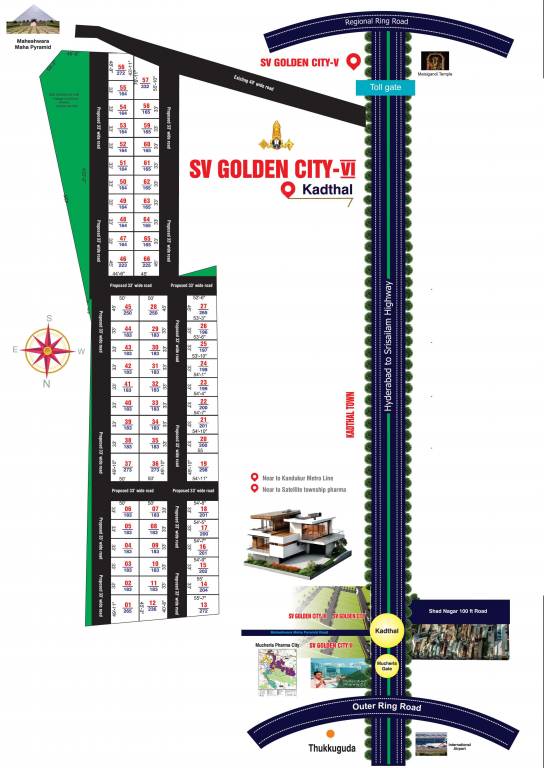  sv golden city 6 Layout Plan
