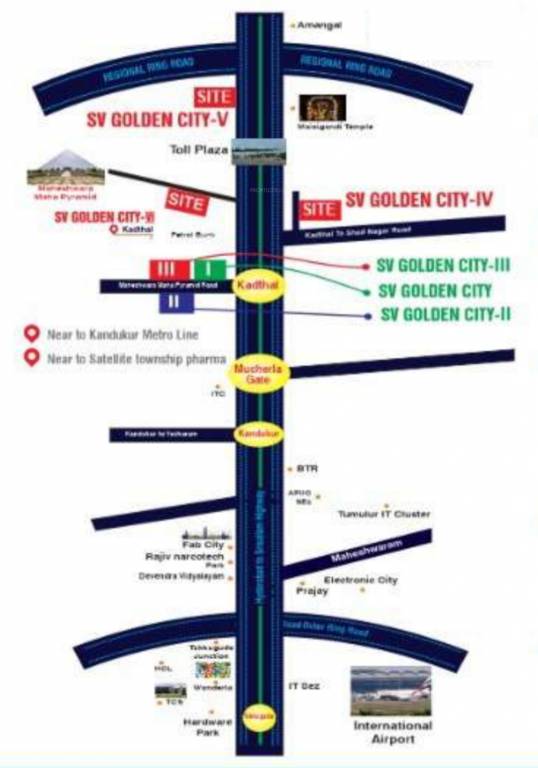  sv golden city 6 Location Plan