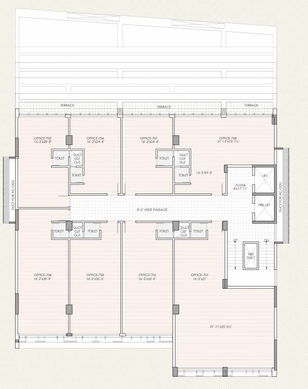  a park A Park Cluster Plan For 7th Floor