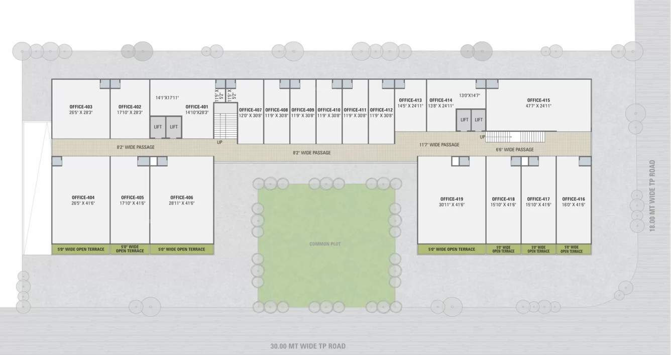  hilltown impressa Hilltown Impressa Cluster Plan For 4th Floor