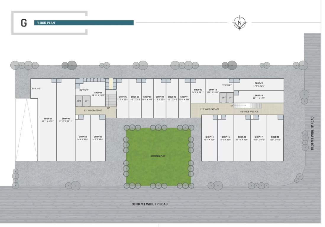  hilltown impressa Hilltown Impressa Cluster Plan For Ground Floor