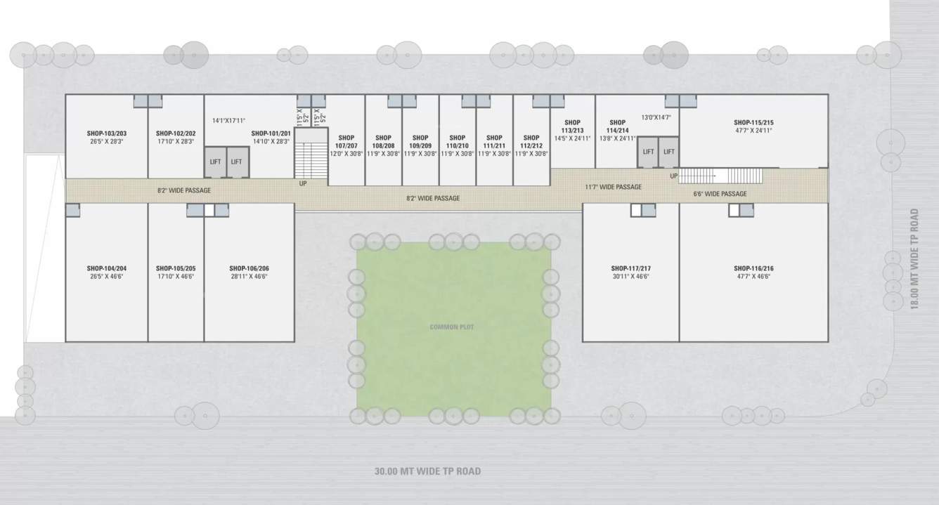 hilltown impressa Hilltown Impressa Cluster Plan From 1st To 2nd Floor