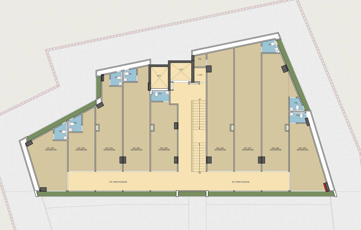  elanza Elanza Cluster Plan From 1st To 2nd Floor