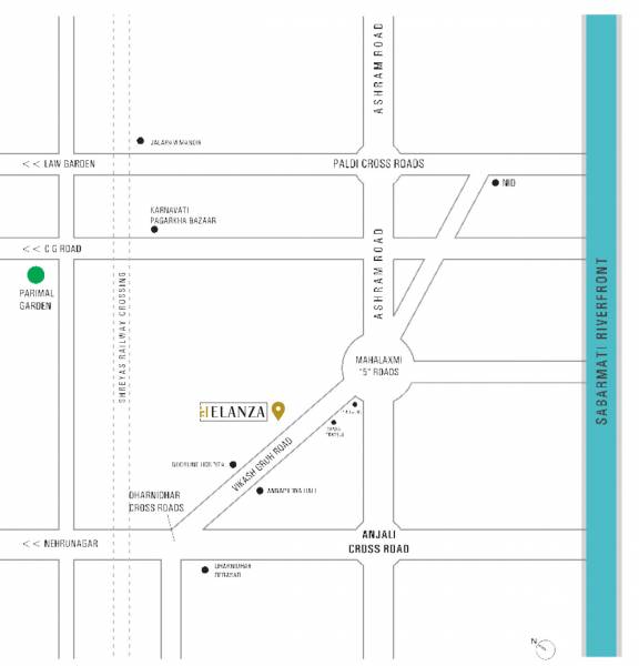  elanza Location Plan