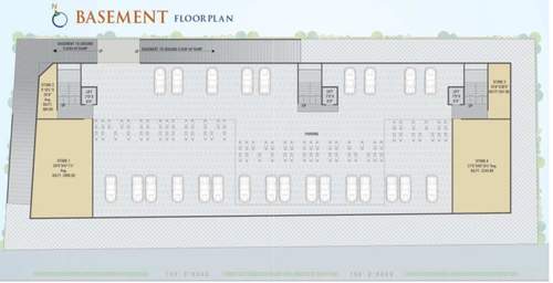 Business Center Basement Floor Cluster Plan business-center Business Center Basement Floor Cluster Plan