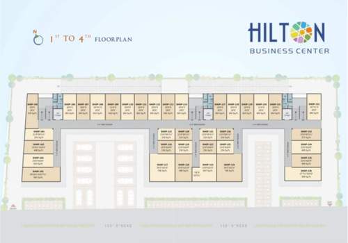 Business Center Cluster Plan from 1st to 4th Floor business-center Business Center Cluster Plan from 1st to 4th Floor