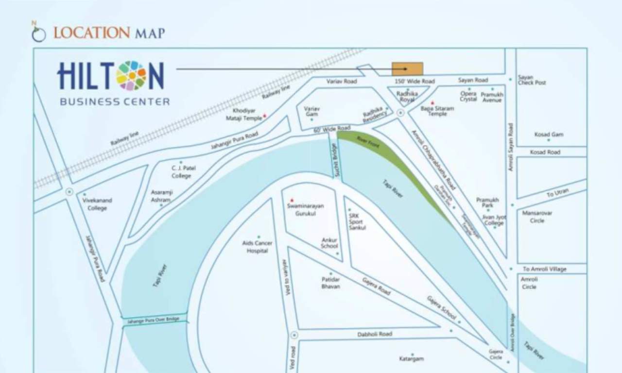business center Location Plan