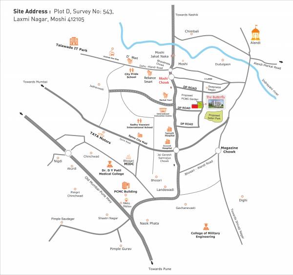  the-butterfly Location Plan