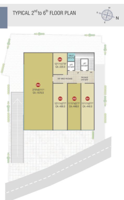  pulse house Pulse House Cluster Plan from 2nd to 6th Floor