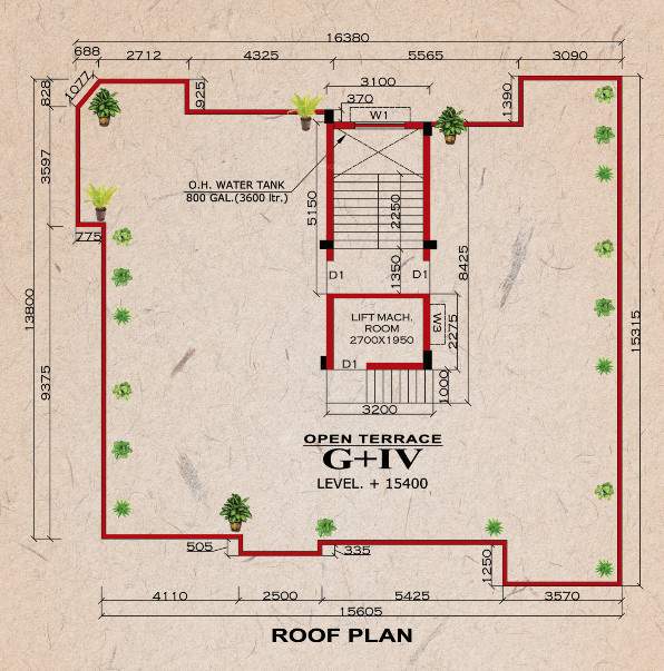  parul bhavan Cluster Plan