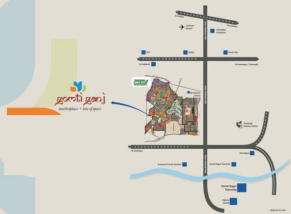  gomti-ganj Location Plan