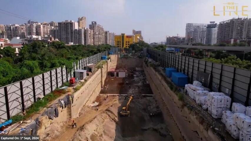  the line M3M The Line Construction Status Sept 24