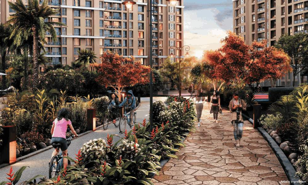 west county phase 6 dosti maple Jogging Track