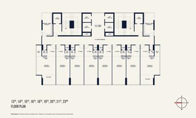  kamdhenu23-west Kamdhenu23 West Cluster Plan from 13th to 23th Floor