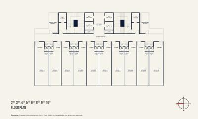  kamdhenu23-west Kamdhenu23 West Cluster Plan from 2nd to 10th Floor