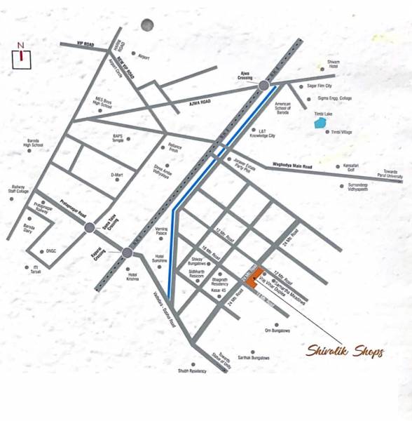  shivalik-shops Location Plan