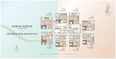  the-regent Serene Tower 1 Cluster Plan