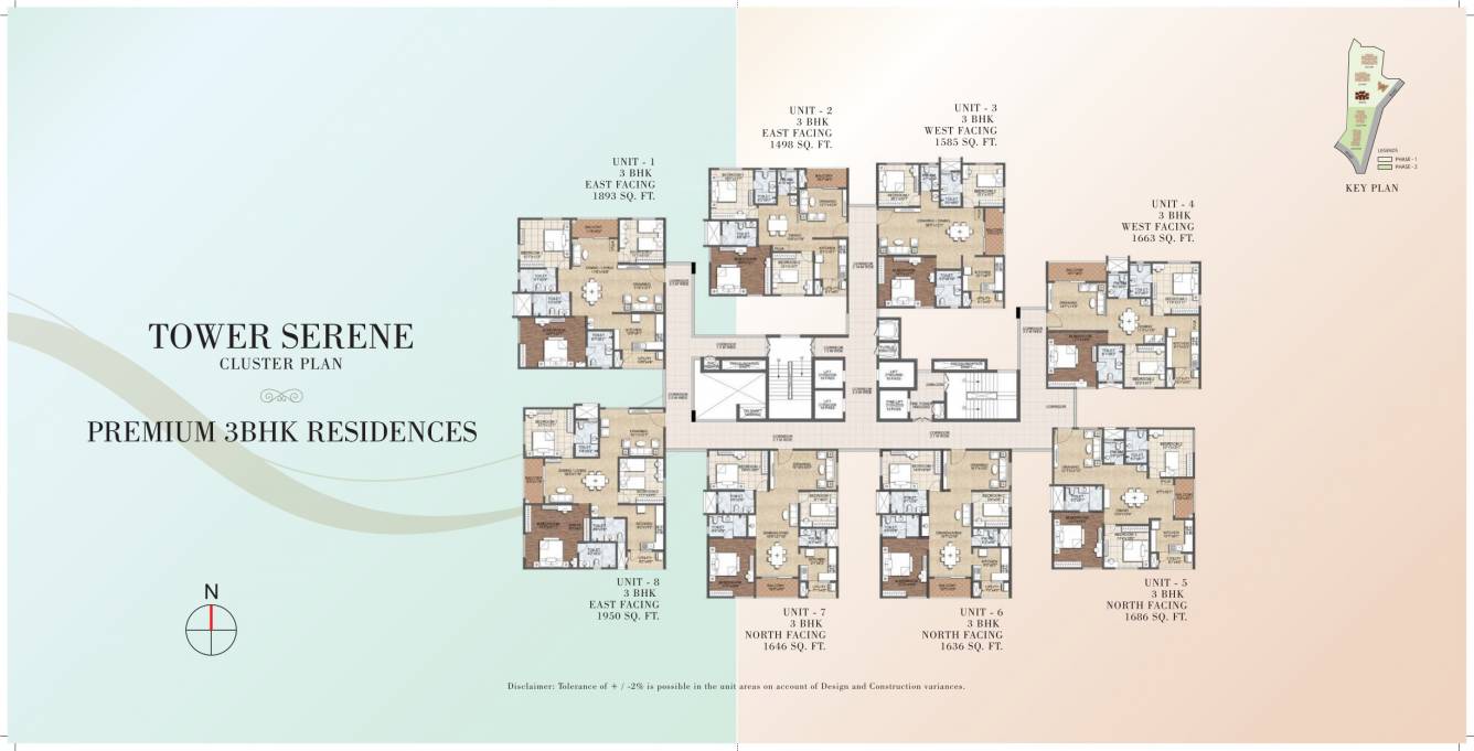  the regent Serene Tower 1 Cluster Plan