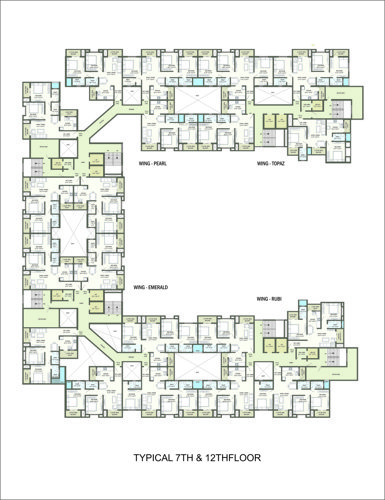 Royal Empire Cluster Plan for 7th & 12th Floor royal-empire Royal Empire Cluster Plan for 7th & 12th Floor