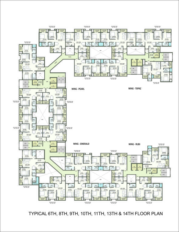 royal empire Royal Empire Cluster Plan from 6th to 14th Floor
