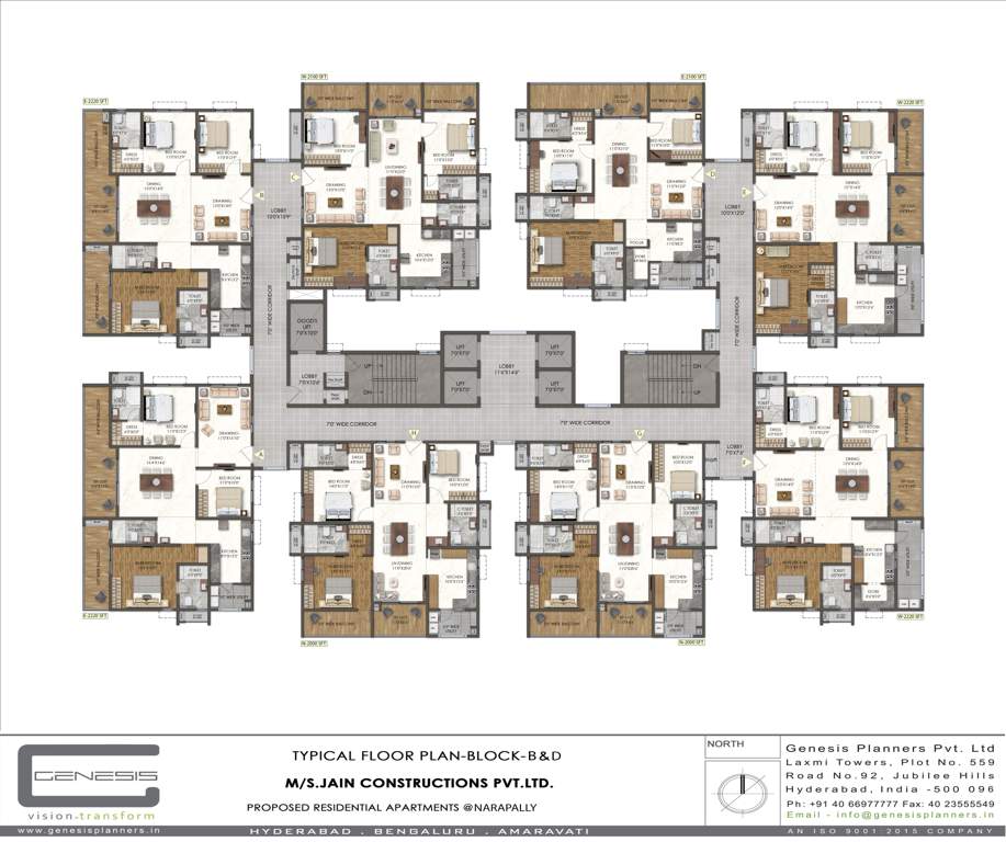  central park east Jains Central Park East Block B Cluster Plan