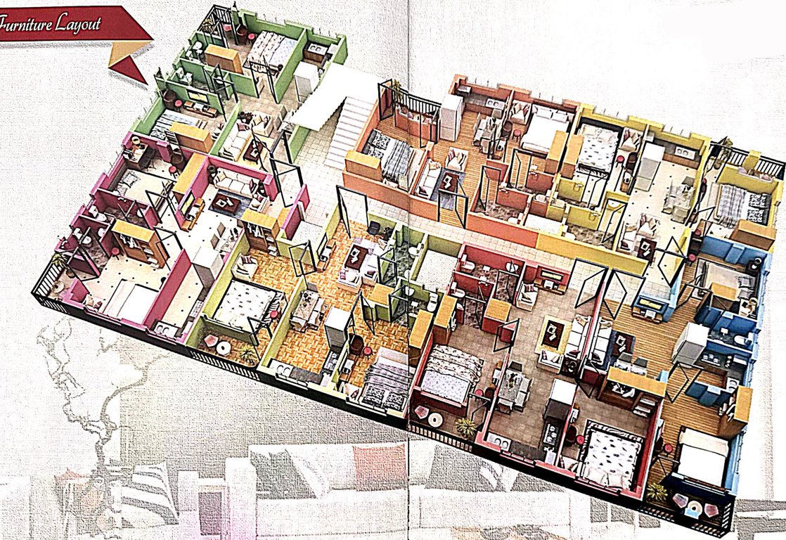  ramprasad abasan Block 1 & 2 Typical Cluster Plan