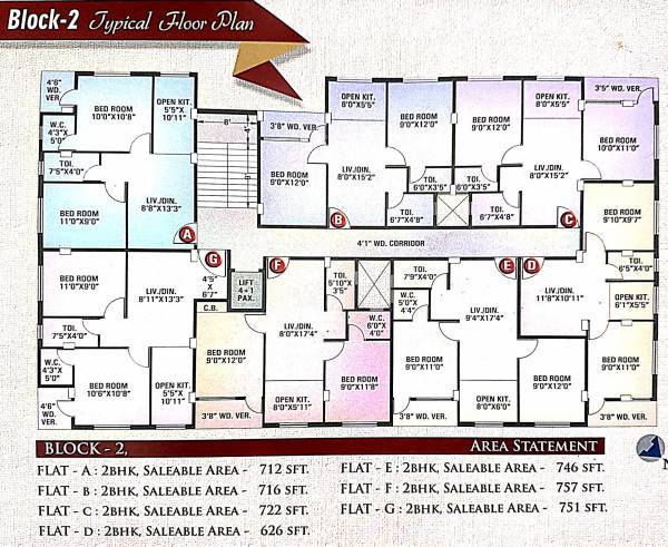  ramprasad-abasan Block 2 Typical Cluster Plan