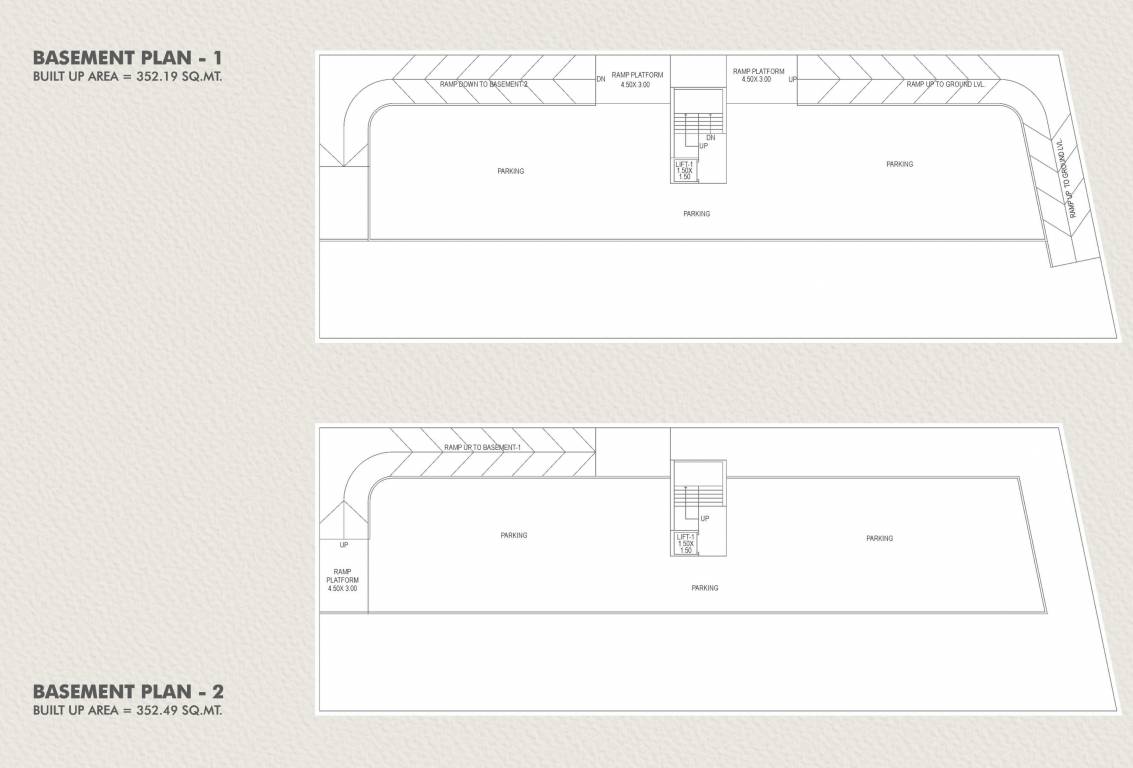 prime Prime Cluster Plan from 1st to 2nd Floor