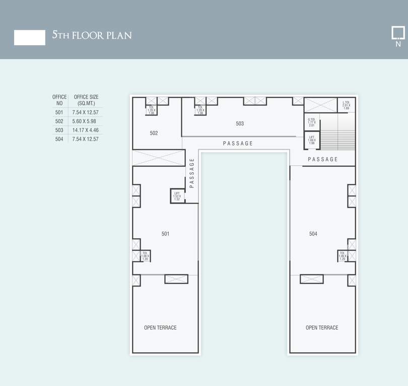 westgate signature Westgate Signature Cluster Plan for 5th Floor