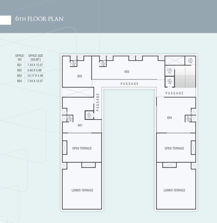 westgate signature Westgate Signature Cluster Plan for 6th Floor