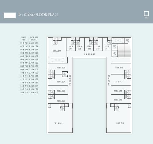  westgate-signature Westgate Signature Cluster Plan from 1st to 2nd Floor