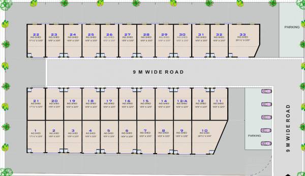  akshat-estate Block A And B Cluster Plan For Typical Floor Plan