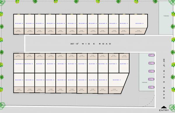  akshat-estate Block A And B Cluster Plan For Typical Floor Plan