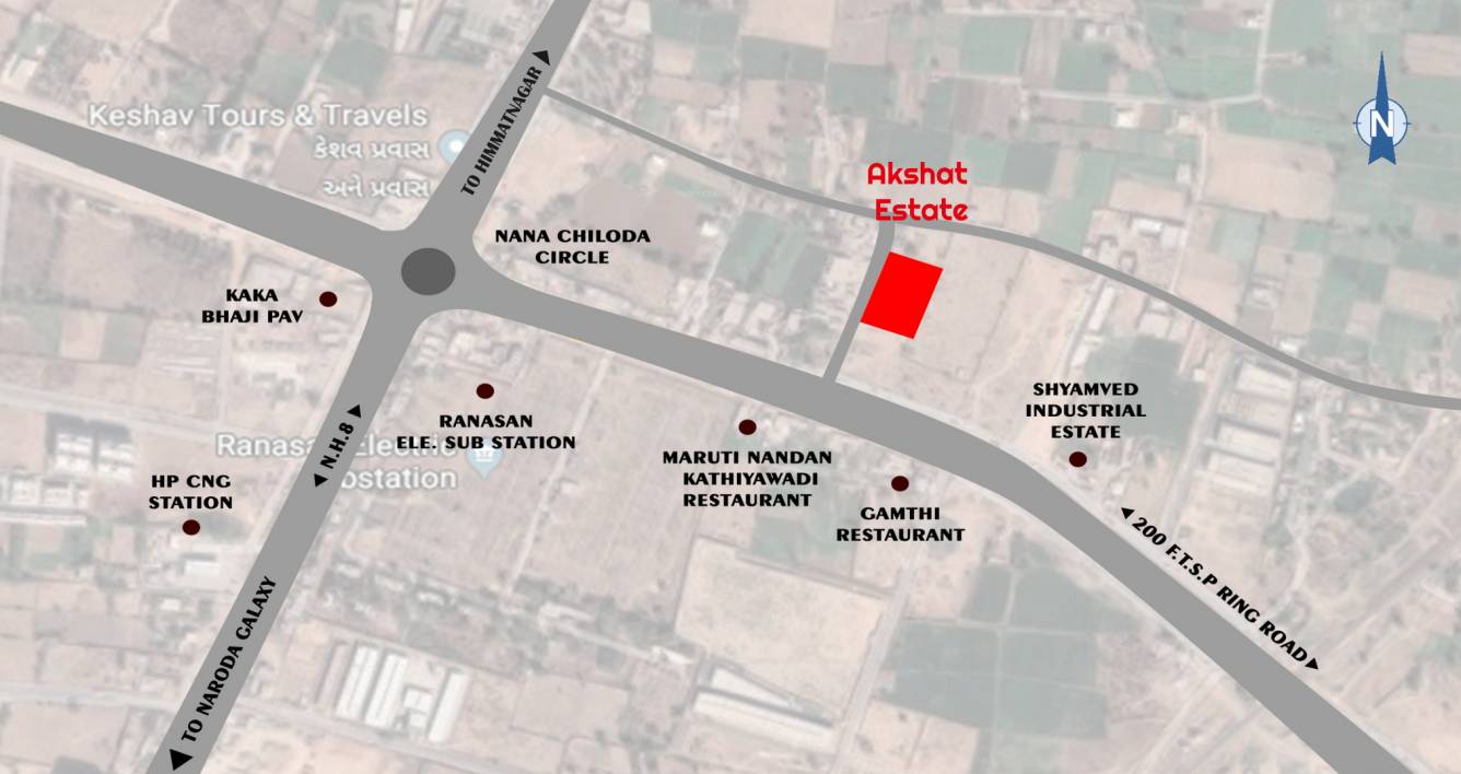  akshat estate Location Plan