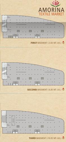  textile-market Textile Market Cluster Plan from 1st to 3rd Floor