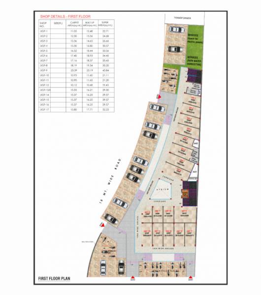  atrium Atrium Cluster Plan for 1st Floor