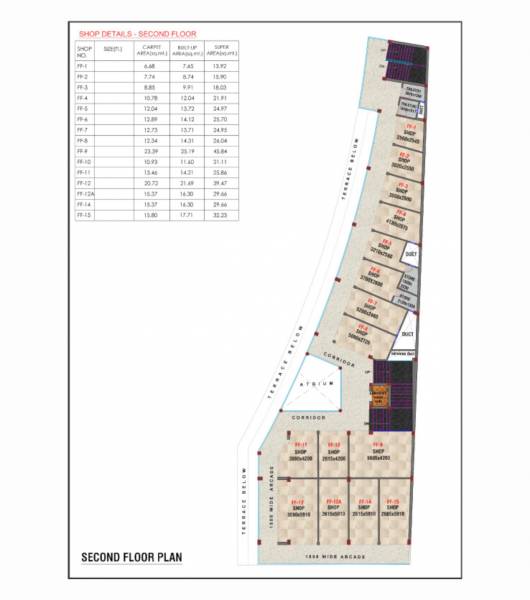  atrium Atrium Cluster Plan for 2nd Floor