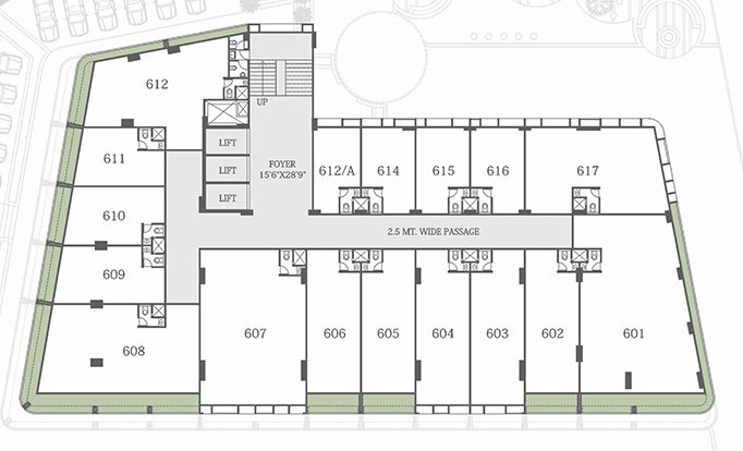  signature Signature Cluster Plan For 6th Floor