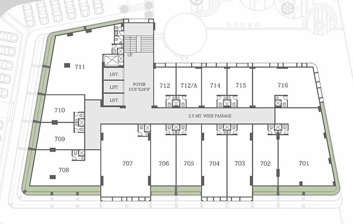  signature Signature Cluster Plan for 7th Floor