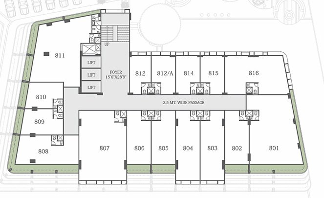  signature Signature Cluster Plan For 8th Floor