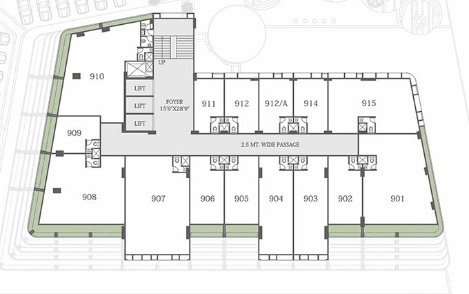  signature Signature Cluster Plan For 9th Floor