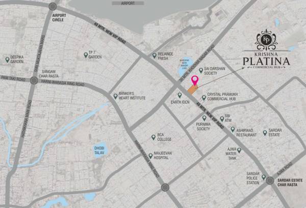  krishna-platina Location Plan