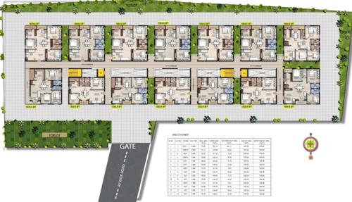  akash-vihar-apartments Akash Vihar Apartments Cluster Plan