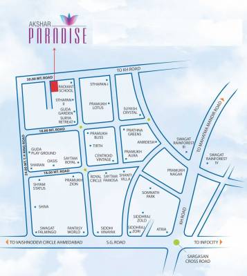  paradise Location Plan