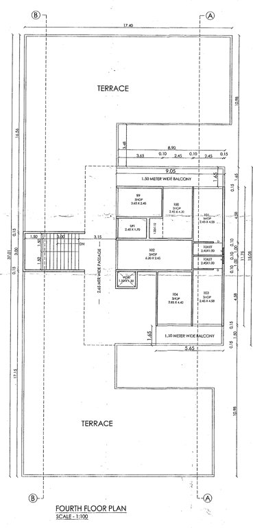  jagtap commercial complex Jagtap Commercial Complex Cluster Plan for 4th Floor