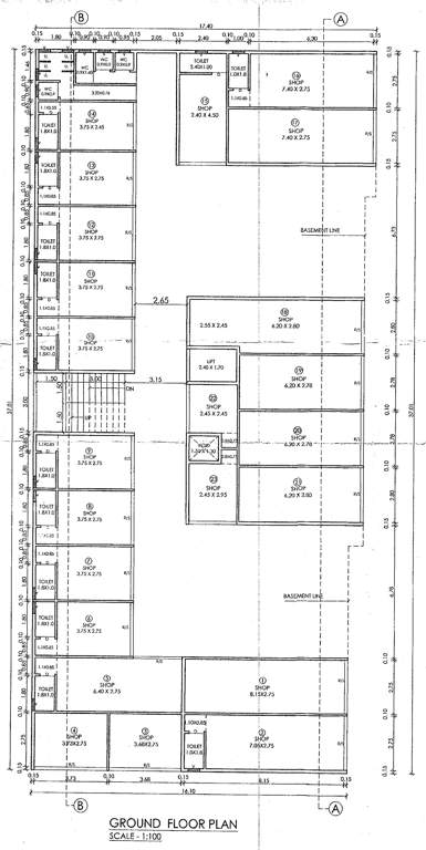  jagtap commercial complex Jagtap Commercial Complex Cluster Plan for ground Floor