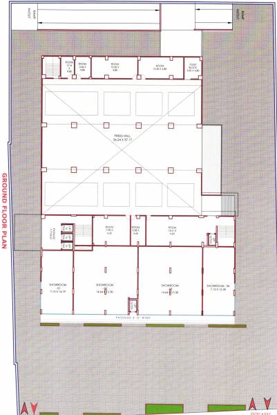 Sandesh Bhavan Cluster Plan For Ground Floor sandesh-bhavan Sandesh Bhavan Cluster Plan For Ground Floor